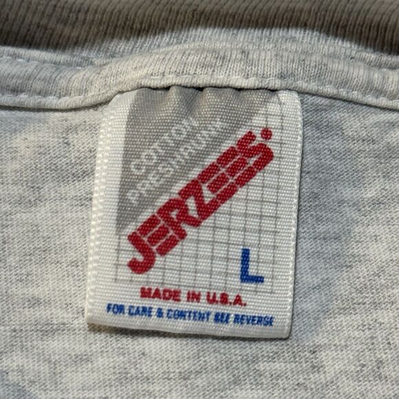 Vintage 90s Metropolitan Museum NYC Art T-Shirt Size Large Jerzees Met USA Made - Picture 5 of 5